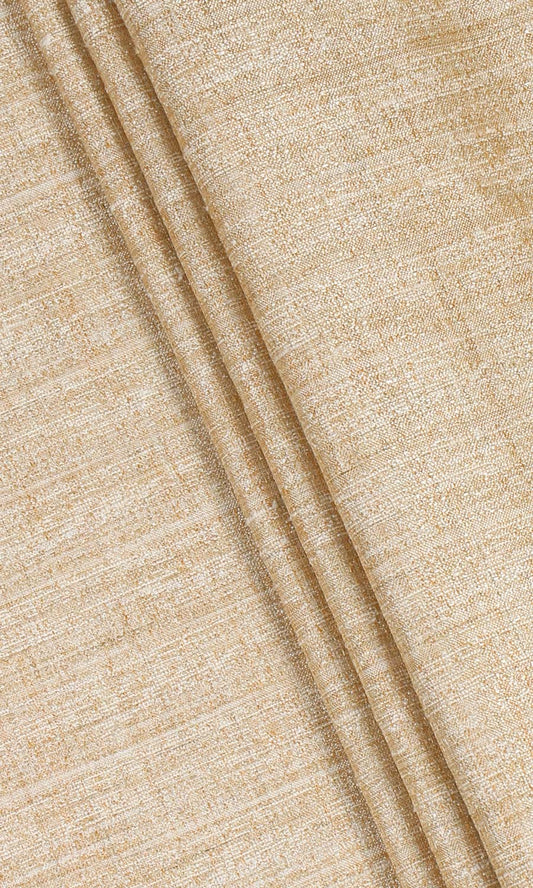 Faux Silk Textured Home Décor Fabric By the Yard (Golden Beige)