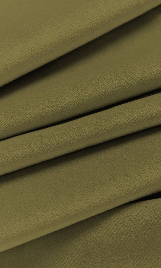 Velvet Home Décor Fabric By the Yard (Green)