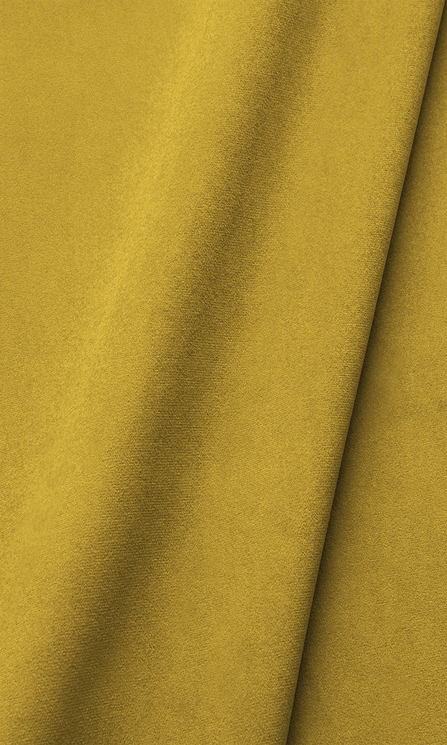 Velvet Window Treatments Fabric Sample (Yellow)