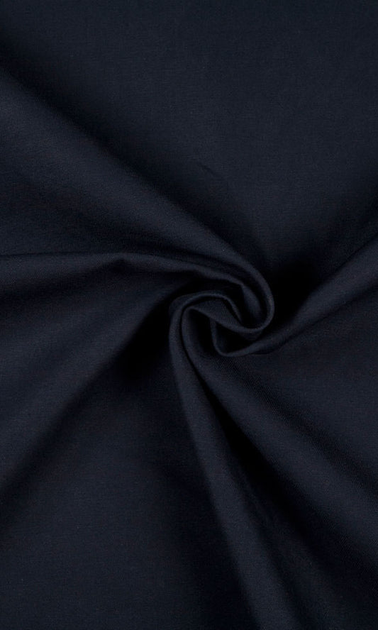 Cotton Home Décor Fabric By the Metre (Navy Blue)