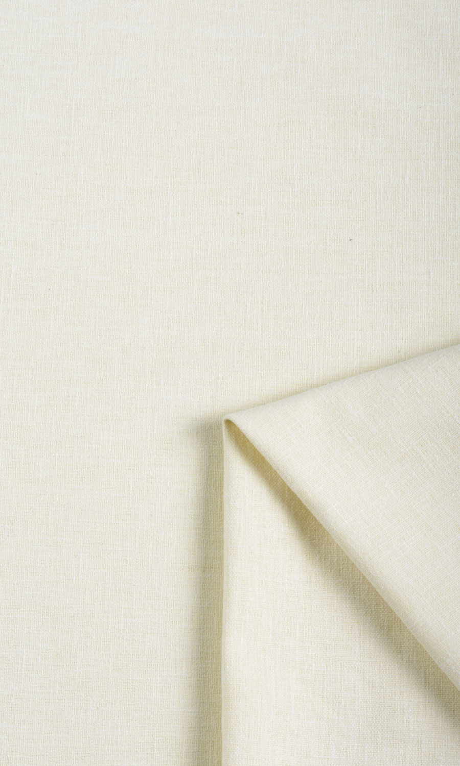 Linen Texture Home Textile Fabric Material Sample (Ivory)