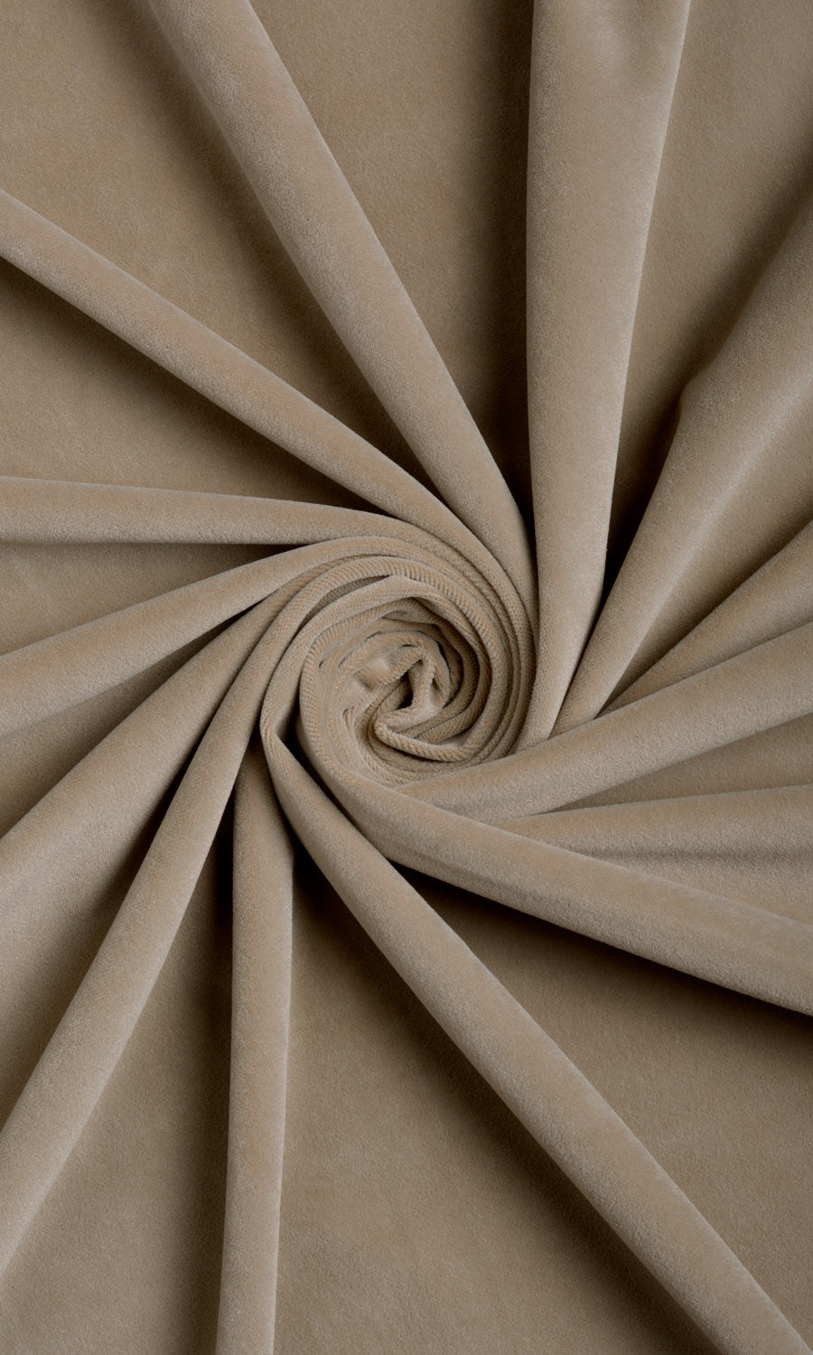 Velvet Home Décor Fabric By the Yard (Deep Taupe)