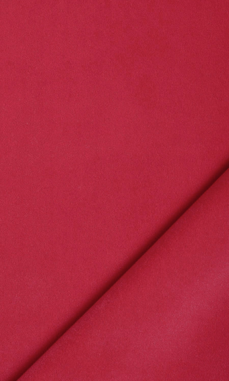 Velvet Home Textile Fabric Material By the Yard (Raspberry Red/ Pink)