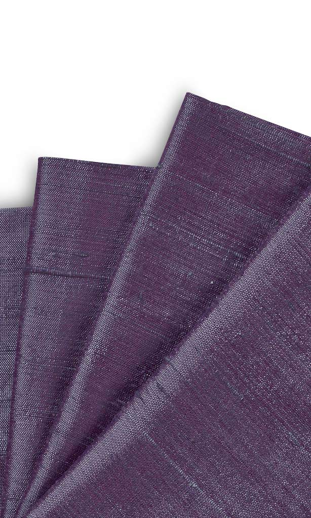 Dupioni Silk Window Treatments Fabric By the Yard (Purple)