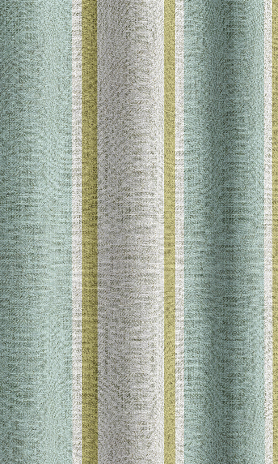 Striped Home Décor Fabric By the Yard (Turquoise Blue/ Green)