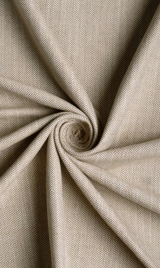 Herringbone Textured Home Décor Fabric Sample (Cedar Brown)