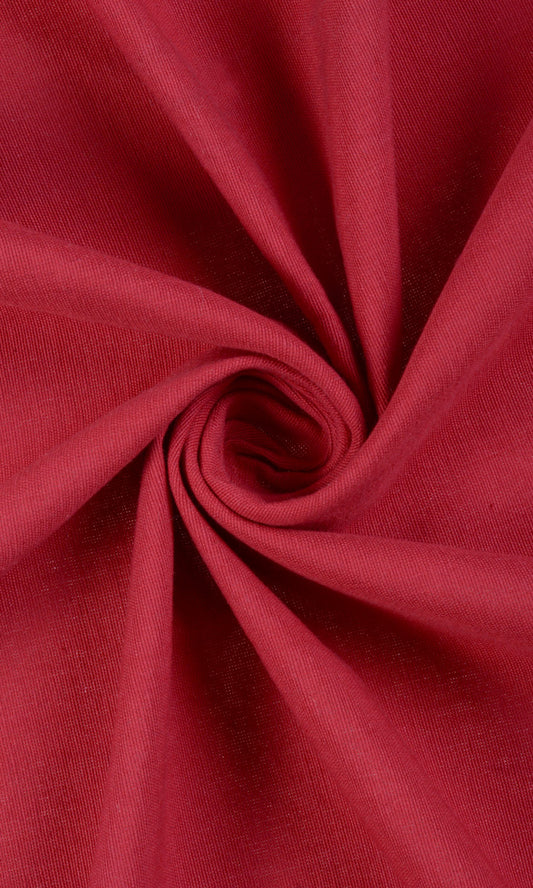 Cotton Home Décor Fabric By the Yard (Red)