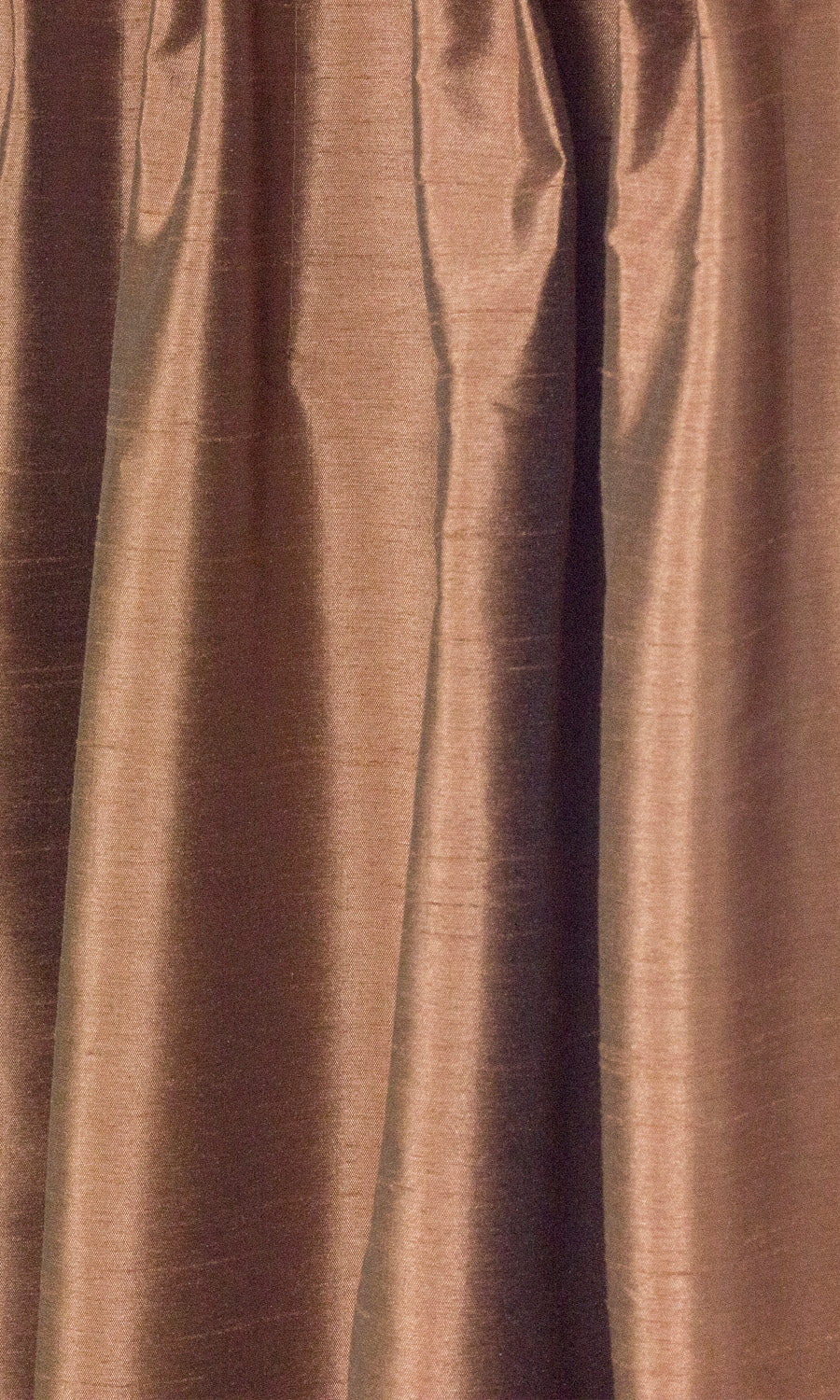 Faux Silk Window Treatments Fabric By the Metre (Brown)