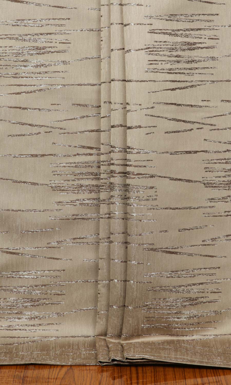 Abstract Patterned Fabric Material By the Yard (Mocha Coffee)