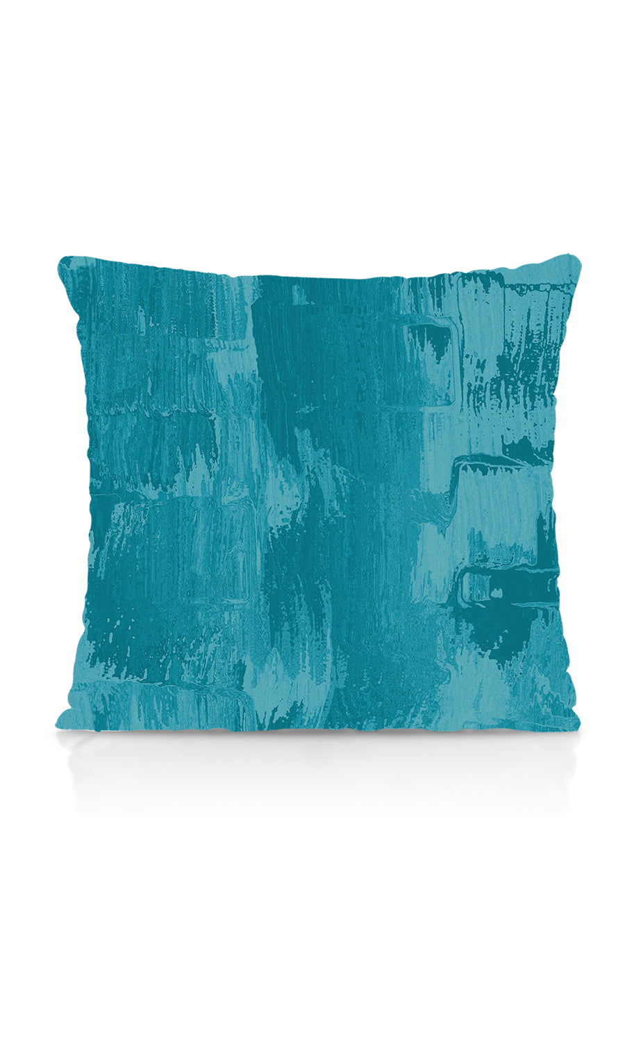 Dimout Striped Fabric Material By the Yard (Teal/ Turquoise Blue)