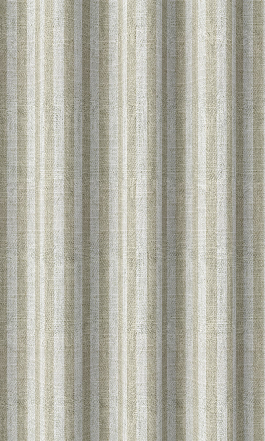Striped Home Décor Fabric By the Yard (Beige/ White)