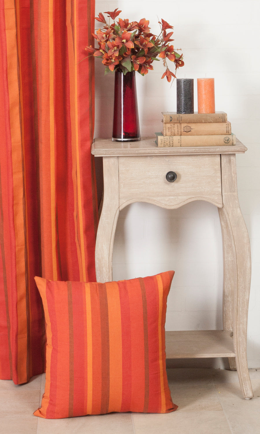 Cotton Free Fabric Material Sample (Orange)