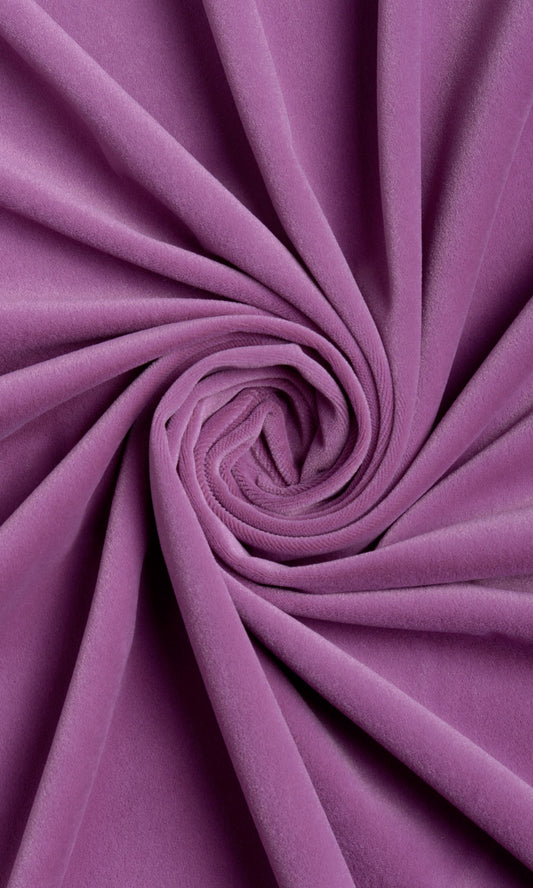 Velvet Home Décor Fabric By the Yard (Purple)