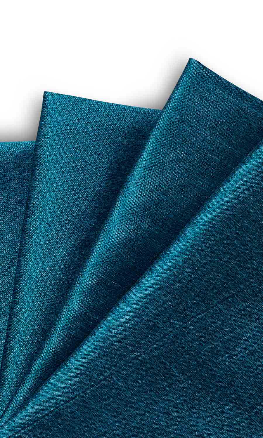 Faux Silk Home Textile Fabric Material By the Yard (Blue)
