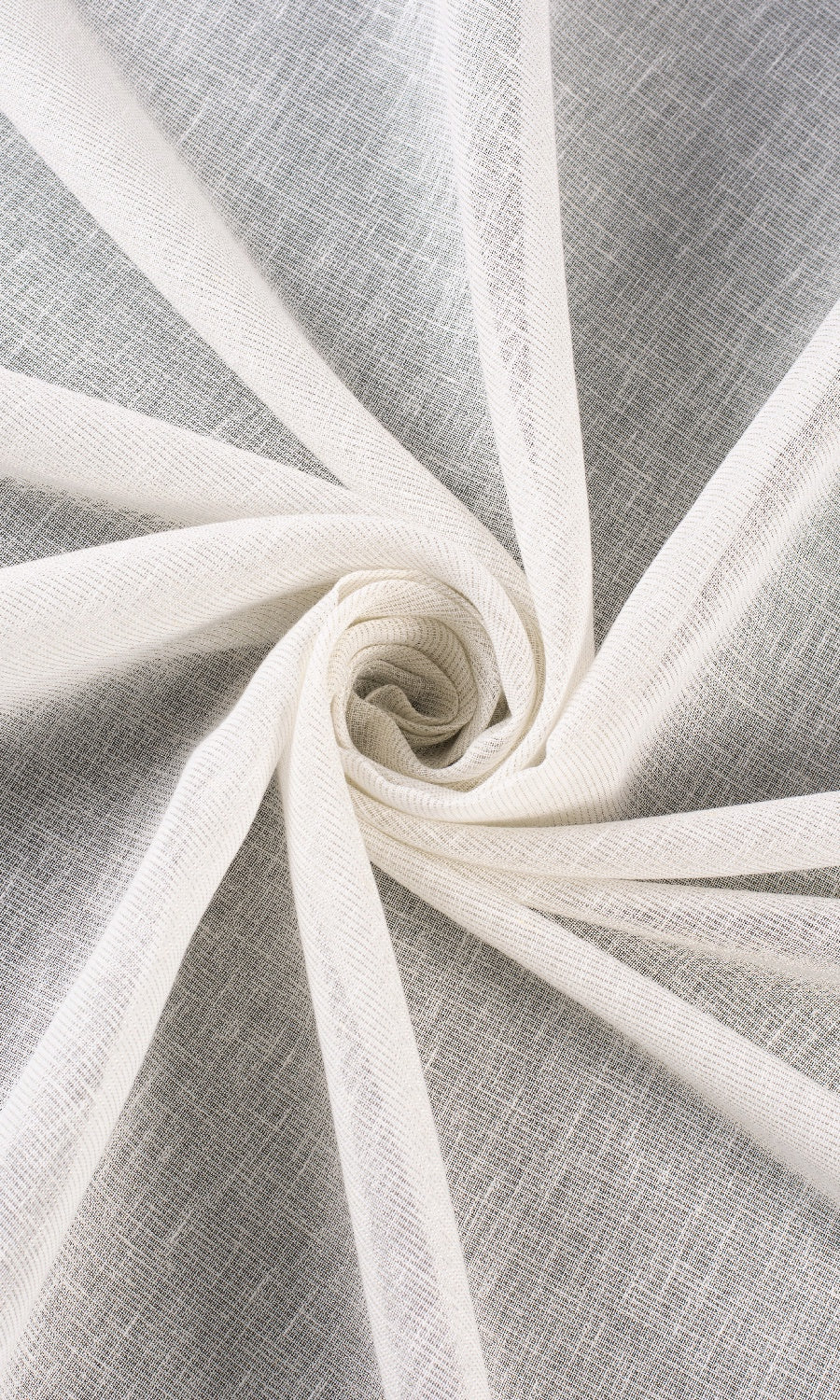 Sheer Home Textile Fabric Material By the Yard (Creamy White)