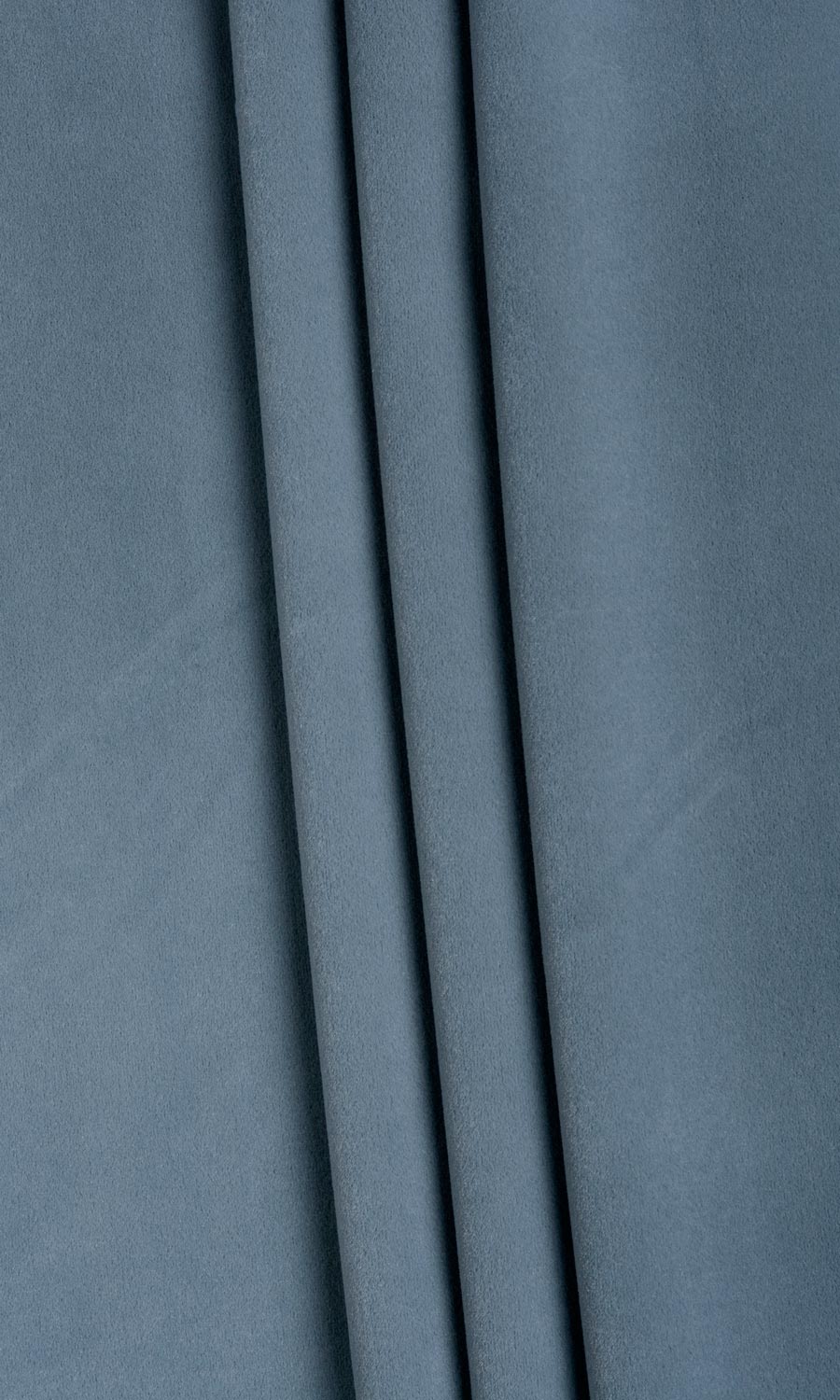 Velvet Fabric Material By the Yard (Grey/ Blue)