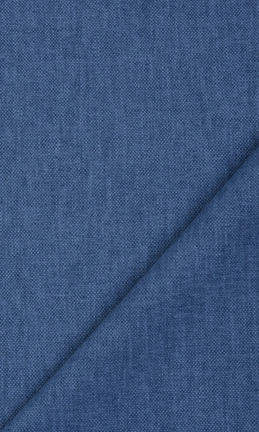 Linen-Blend Window Treatments Fabric Sample (Blue)