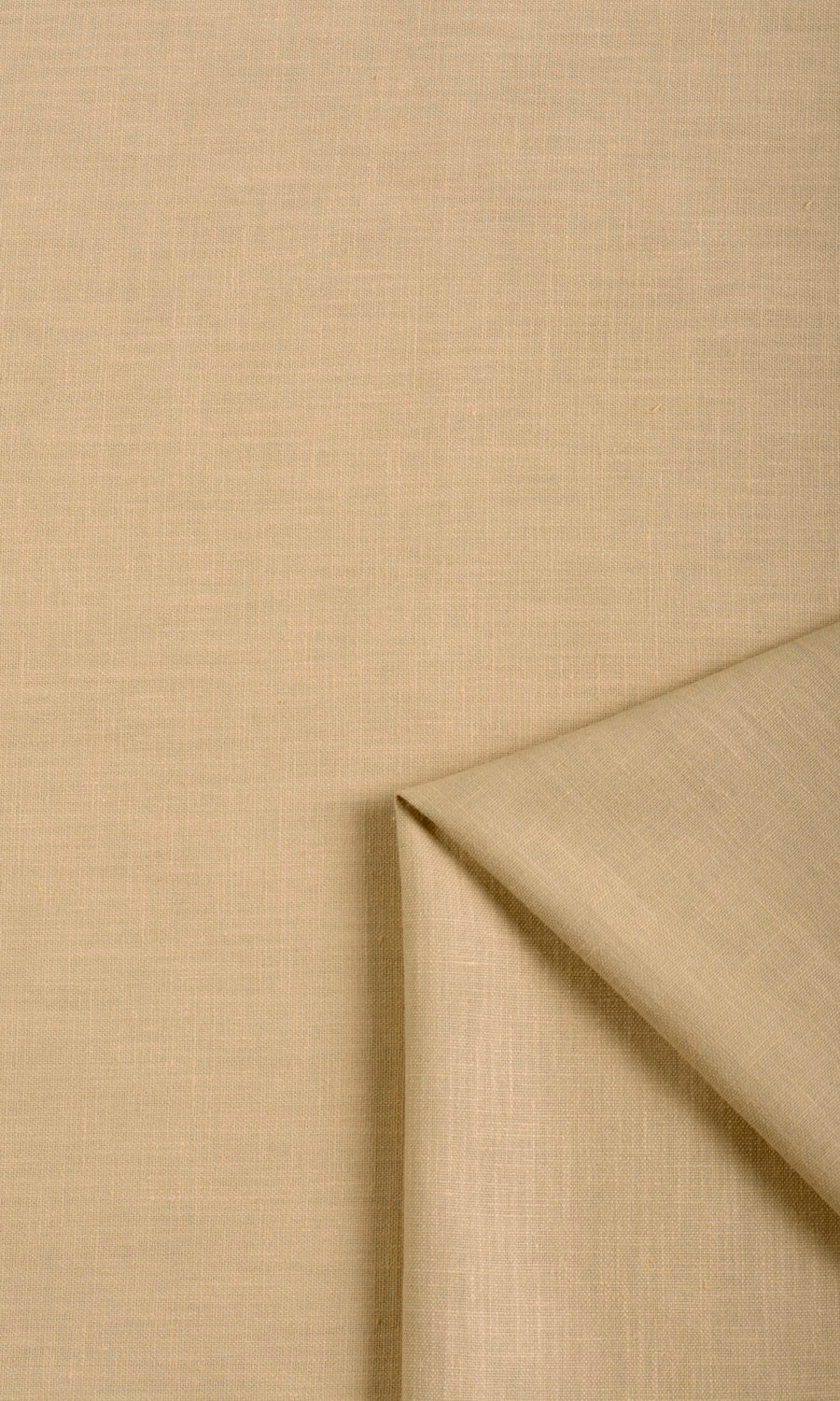 Poly-Cotton Fabric Material By the Yard (Mustard Yellow/ Wheat Beige)
