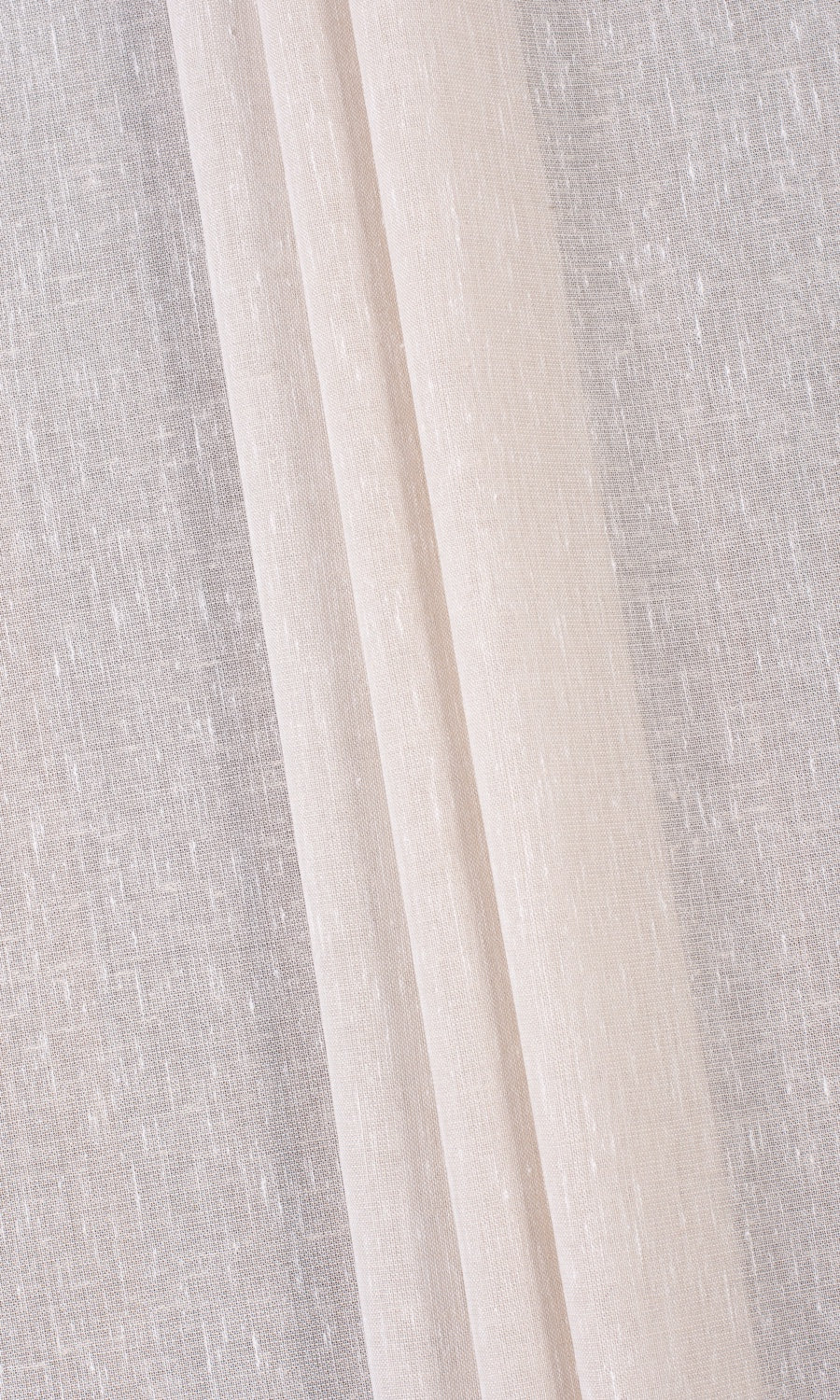 Plain Sheer Window Treatments Fabric By the Yard (Greige/ Warm Ivory)