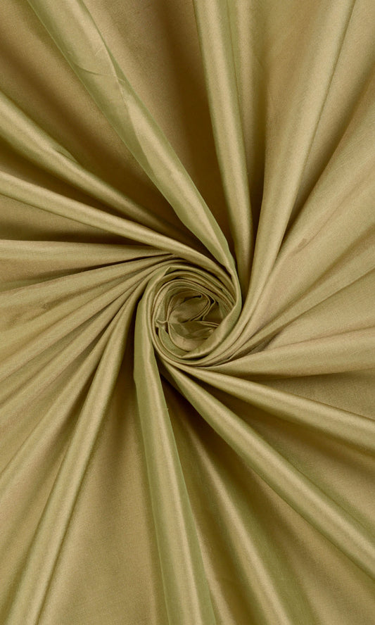 Shantung Silk Home Décor Fabric By the Yard (Moss Green)