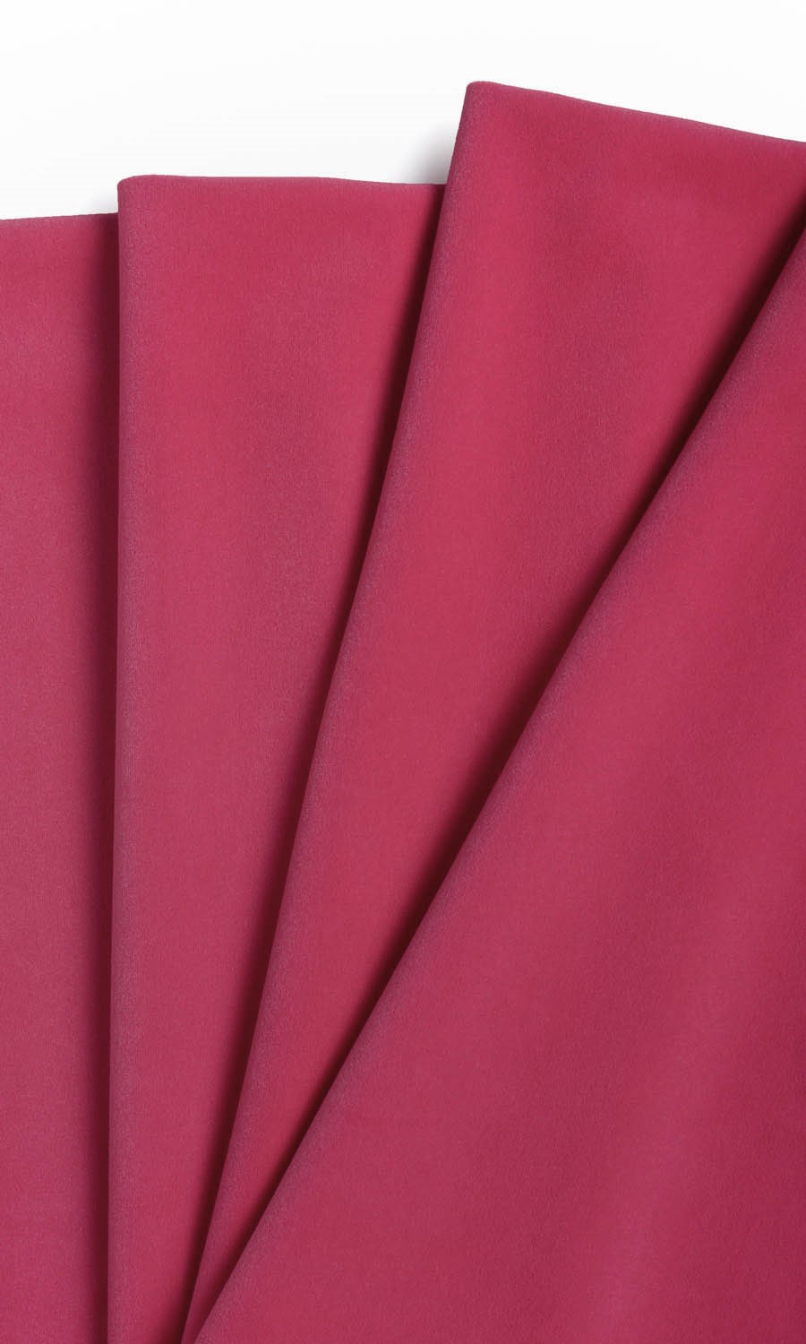 Velvet Home Textile Fabric Material By the Yard (Hot Pink)