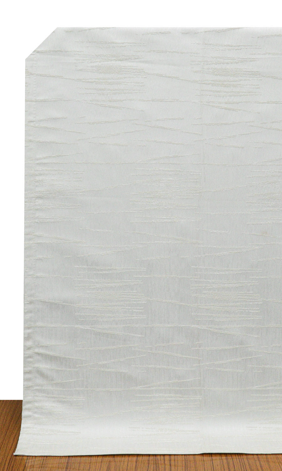 Abstract Print Window Treatments Fabric By the Yard (White/ Ivory)