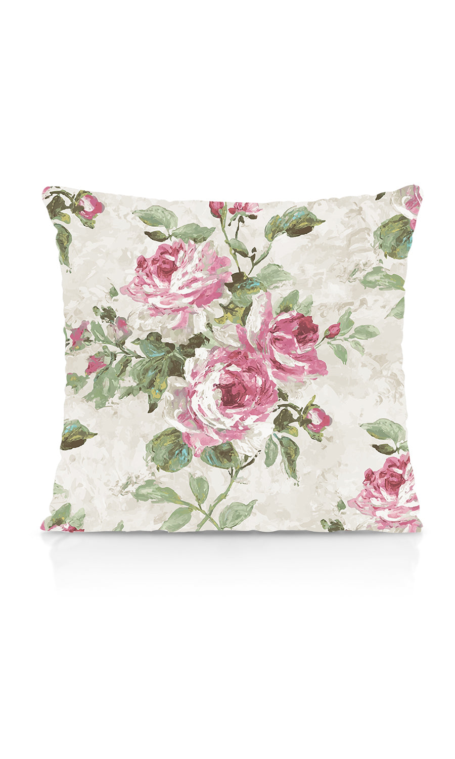 Floral Dimout Fabric Material By the Yard (Pink/ White/ Green)
