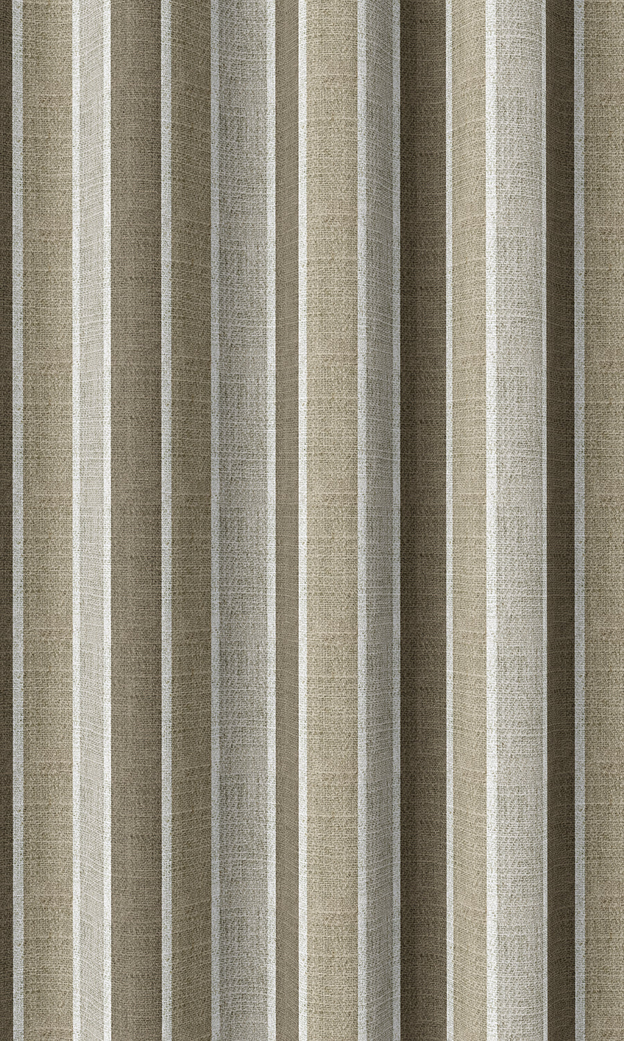 Striped Home Décor Fabric By the Metre (Beige/ Brown/ Grey)