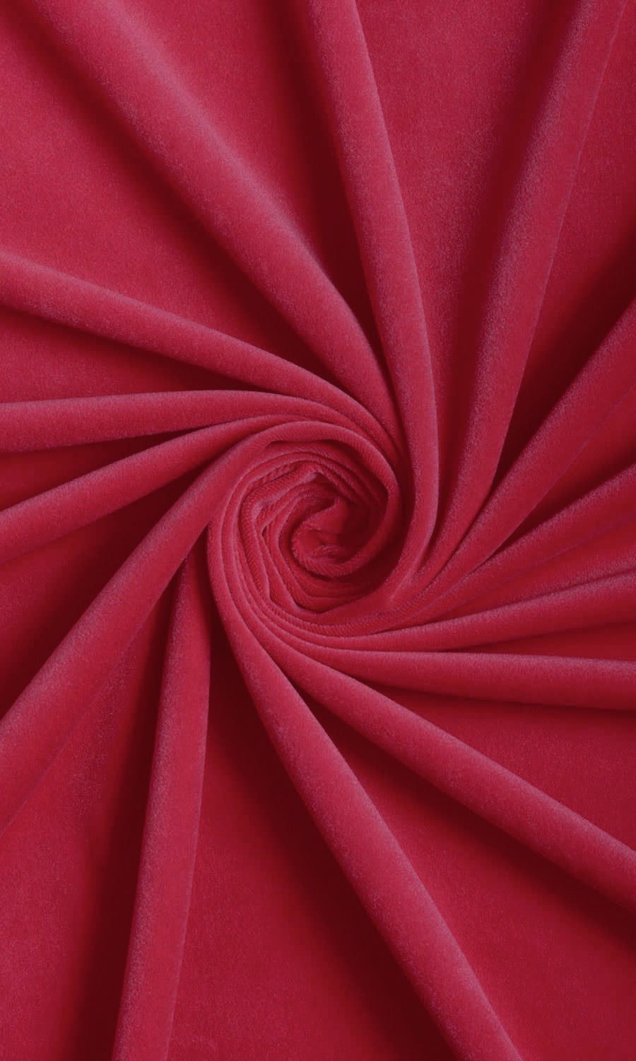 Velvet Home Décor Fabric By the Yard (Raspberry Red/ Pink)