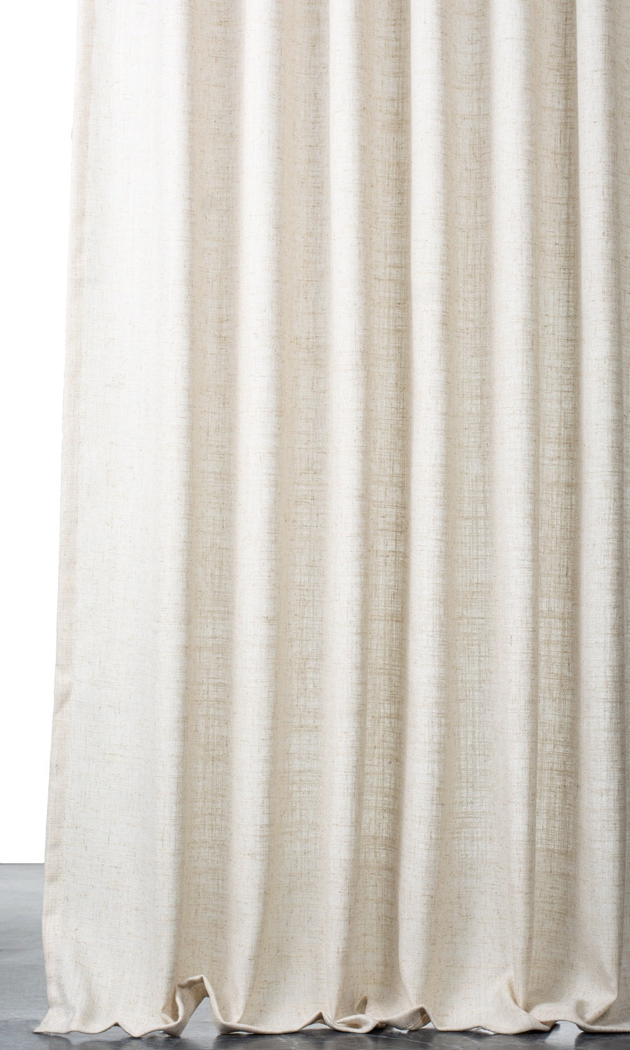 Plain Semi-Sheer Window Treatments Fabric Sample (Beige)