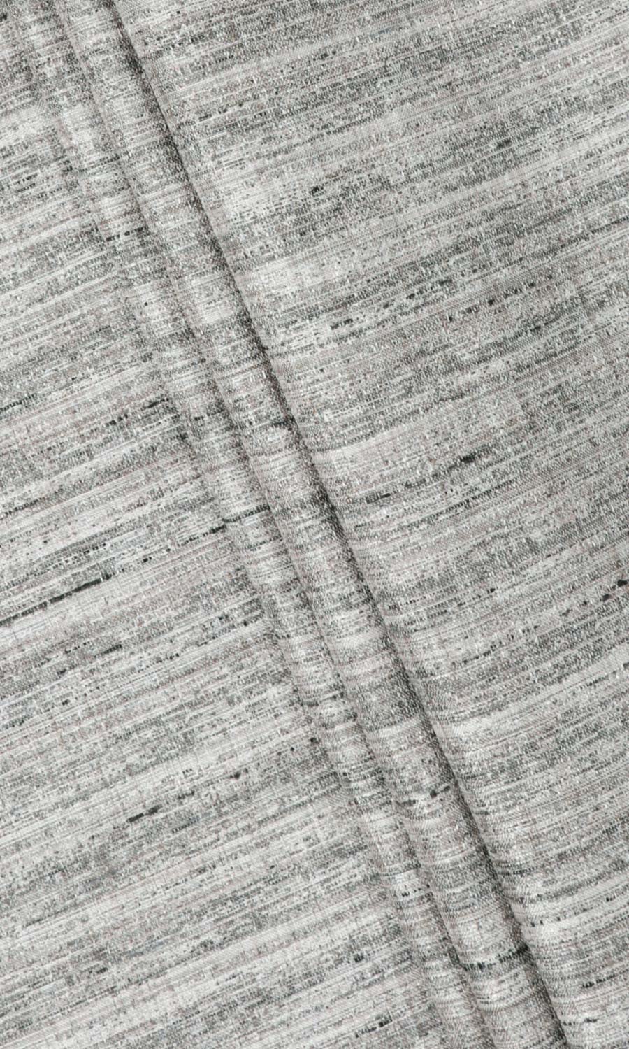 Faux Silk Textured Home Décor Fabric By the Yard (Grey)