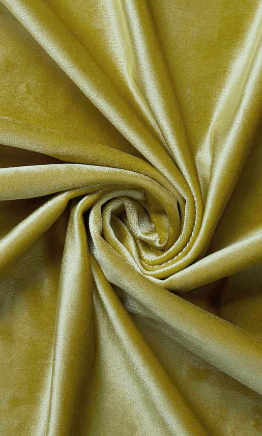 Velvet Home Décor Fabric Sample (Green)