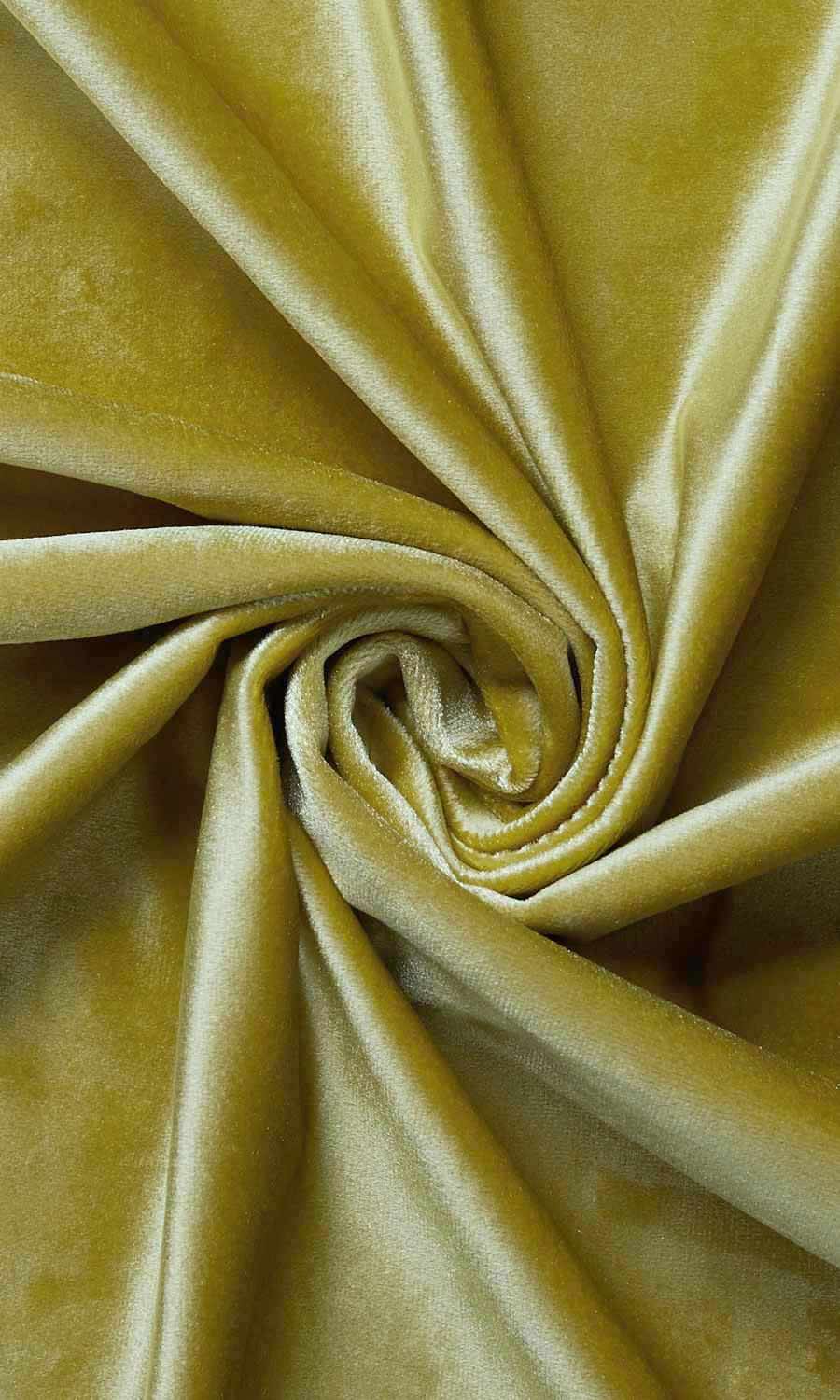 Velvet Home Décor Fabric By the Yard (Green)