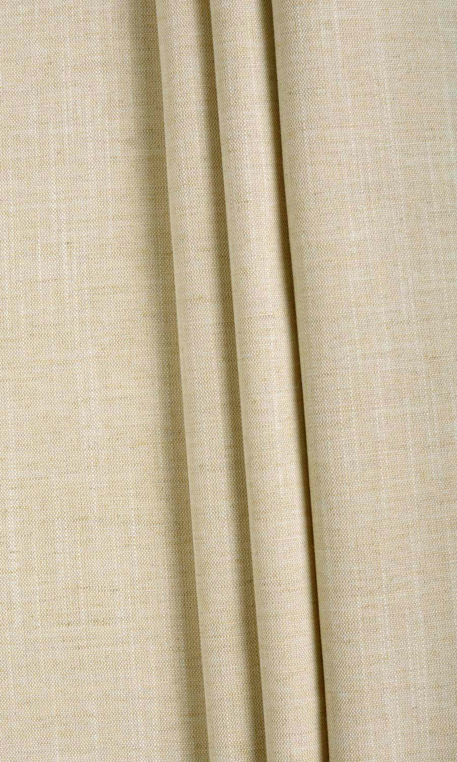 Plain Linen Texture Home Textile Fabric Material Sample (Pale Beige)