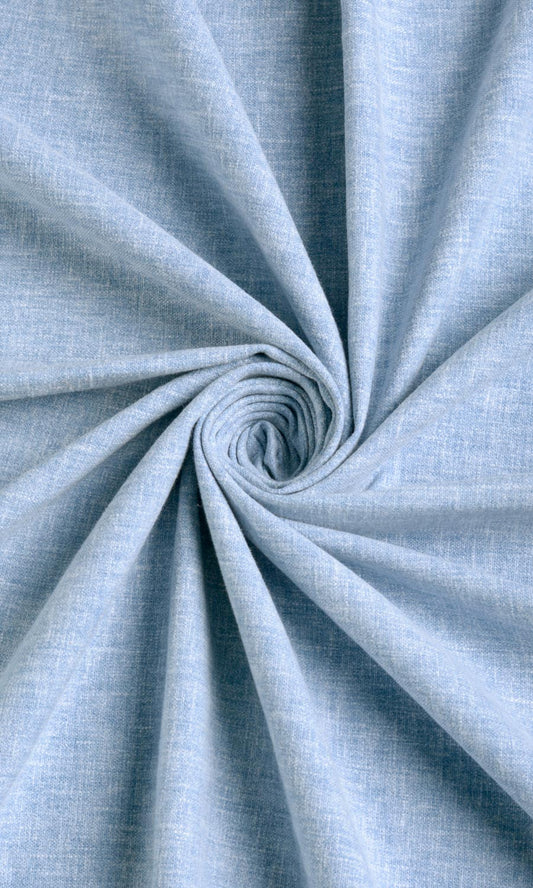 Poly-Cotton Blend Home Décor Fabric By the Yard (Blue)