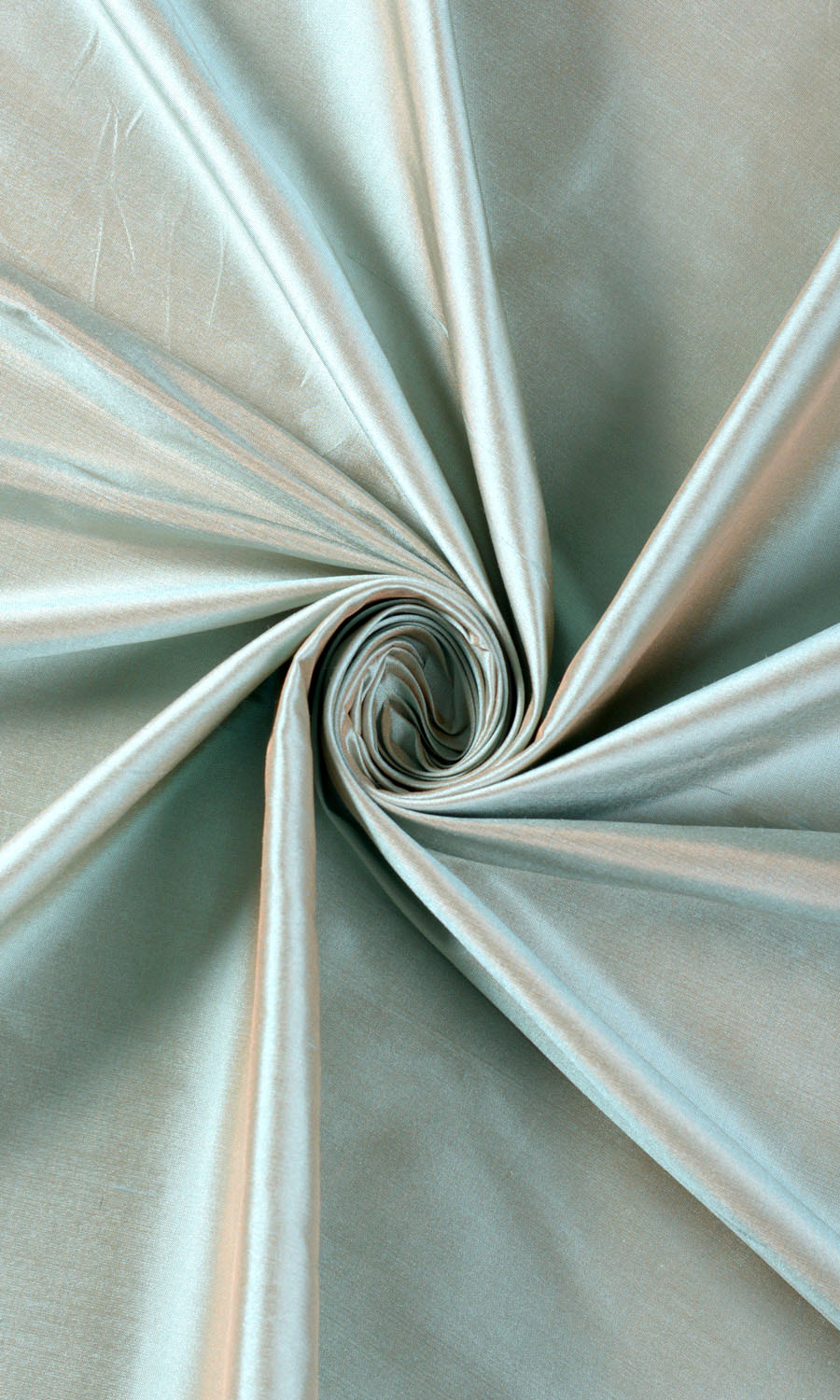 Shantung Silk Home Décor Fabric Sample (Turquoise/ Bronze)