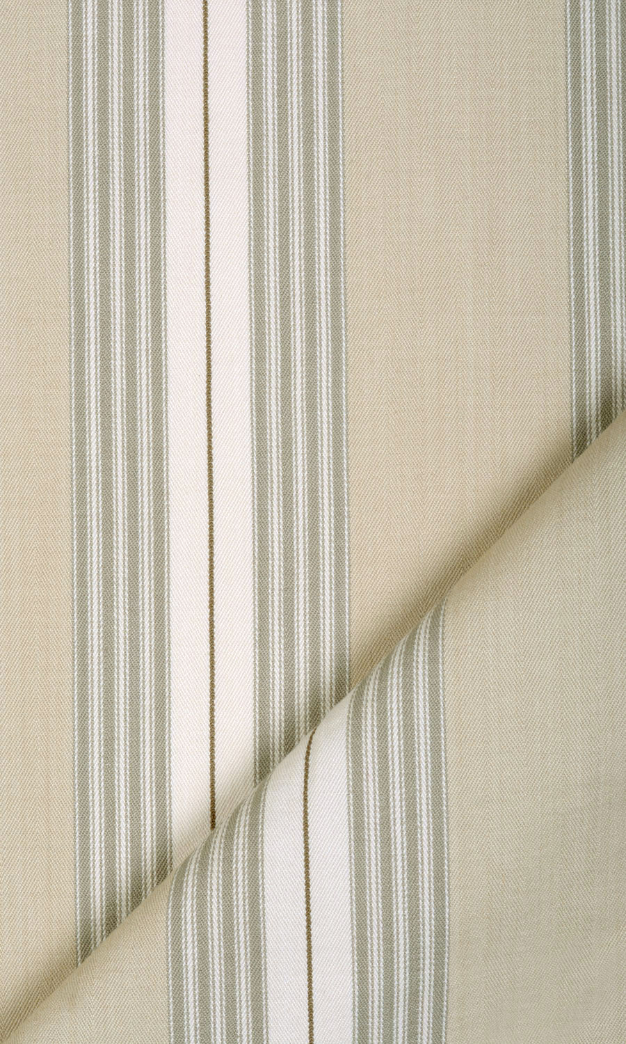 Cotton Home Décor Fabric By the Yard (Beige/ White)