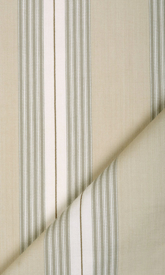 Cotton Home Décor Fabric By the Yard (Beige/ White)