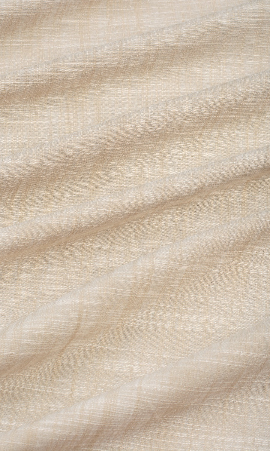 Linen-Textured Fabric By the Yard for Curtains & Drapes (Pale Beige)