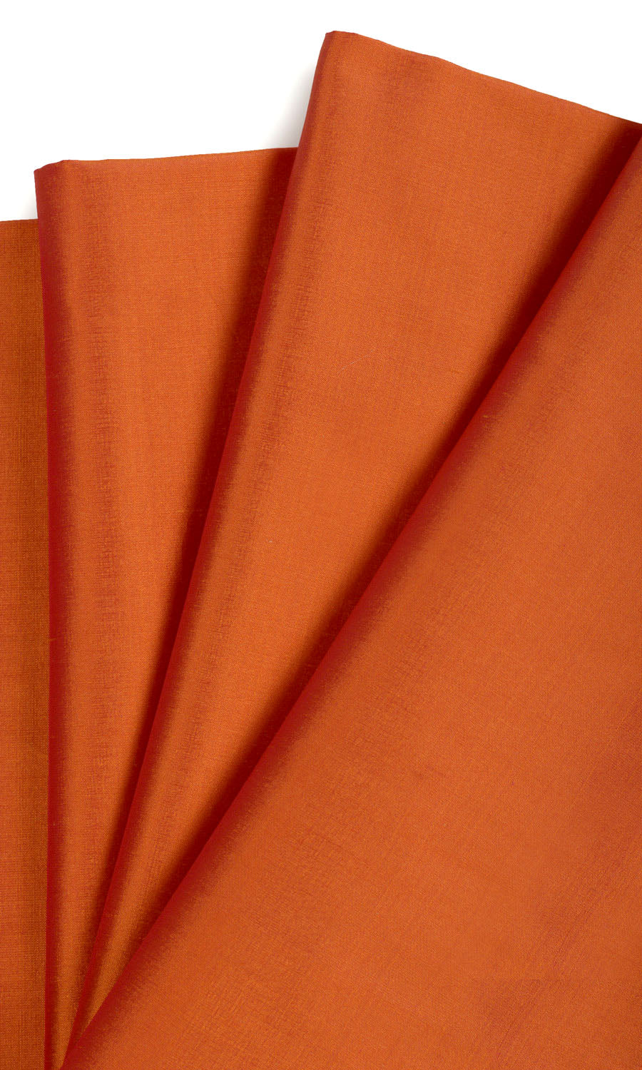 Shantung Silk Home Textile Fabric Material By the Yard (Saffron Orange)