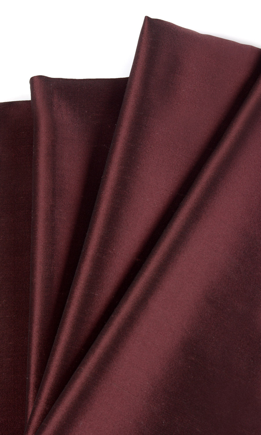Shantung Silk Home Textile Fabric Material Sample (Wine Red/ Maroon)