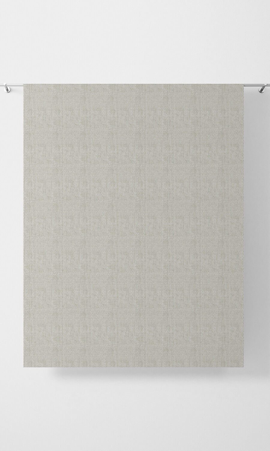 Herringbone Textured Fabric Material By the Yard (Grey)