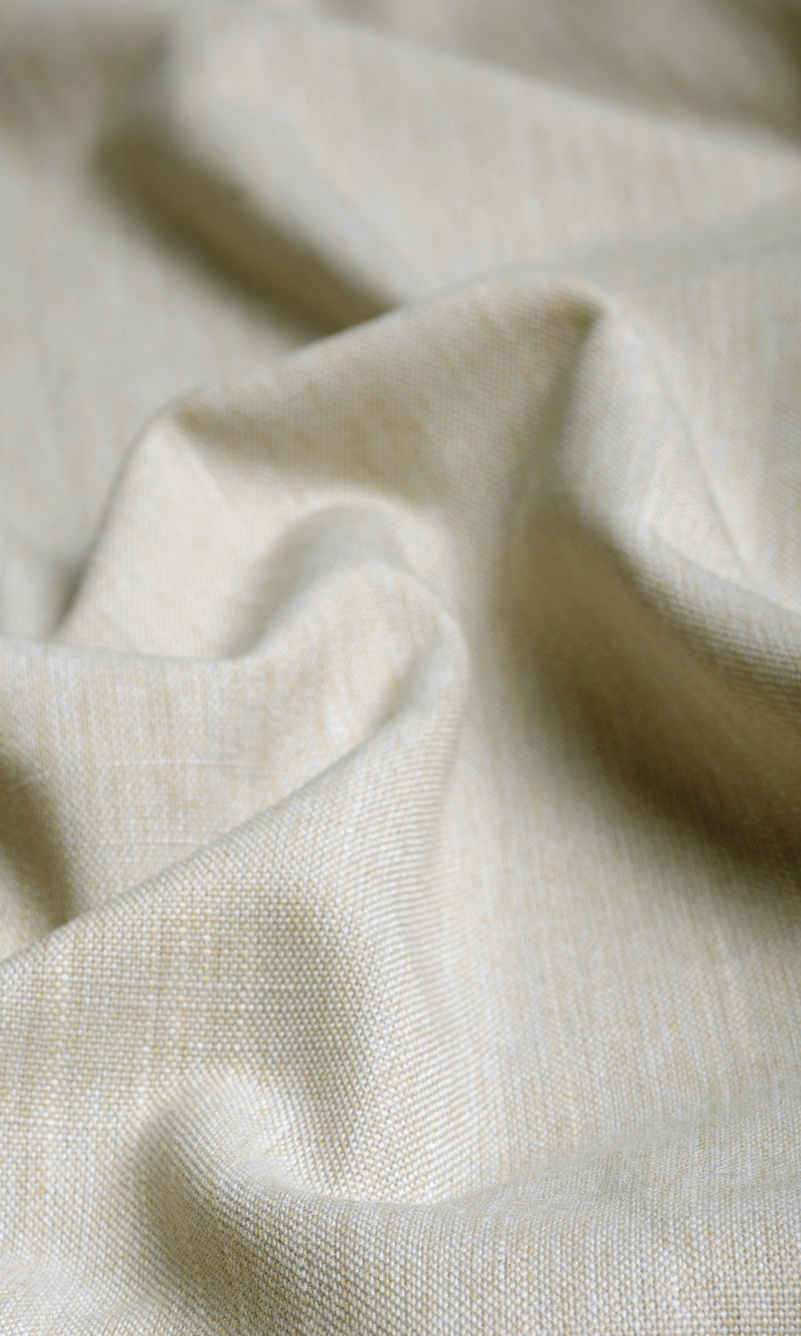Plain Linen Texture Fabric Sample for Curtains & Drapes (Pale Grey/ Ivory)