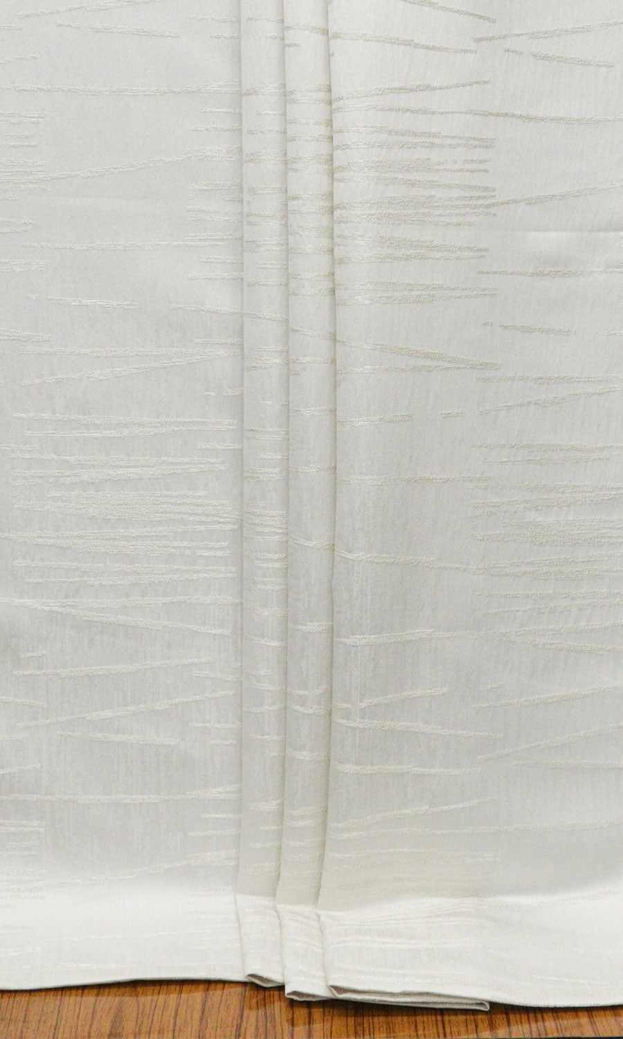 Abstract Print Home Textile Fabric Material By the Yard (White/ Ivory)