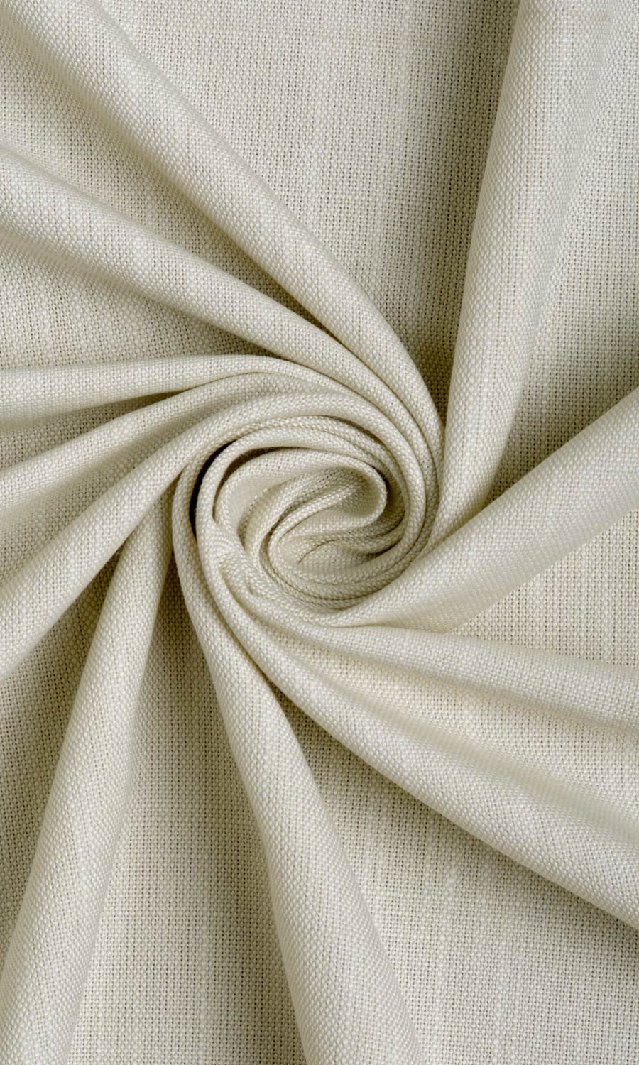 Plain Linen Texture Window Treatments Fabric By the Yard (Pale Grey)