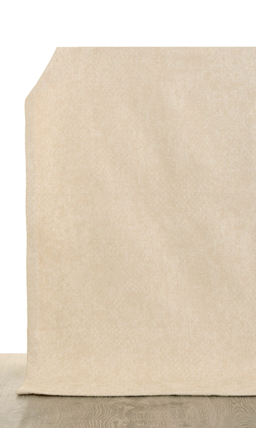 Textured Home Textile Fabric Material Sample (Beige)