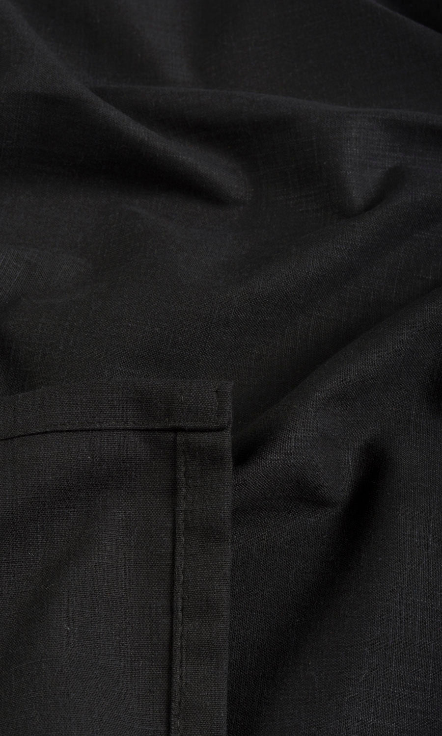 Poly-Cotton Fabric Sample for Curtains & Drapes (Charcoal)