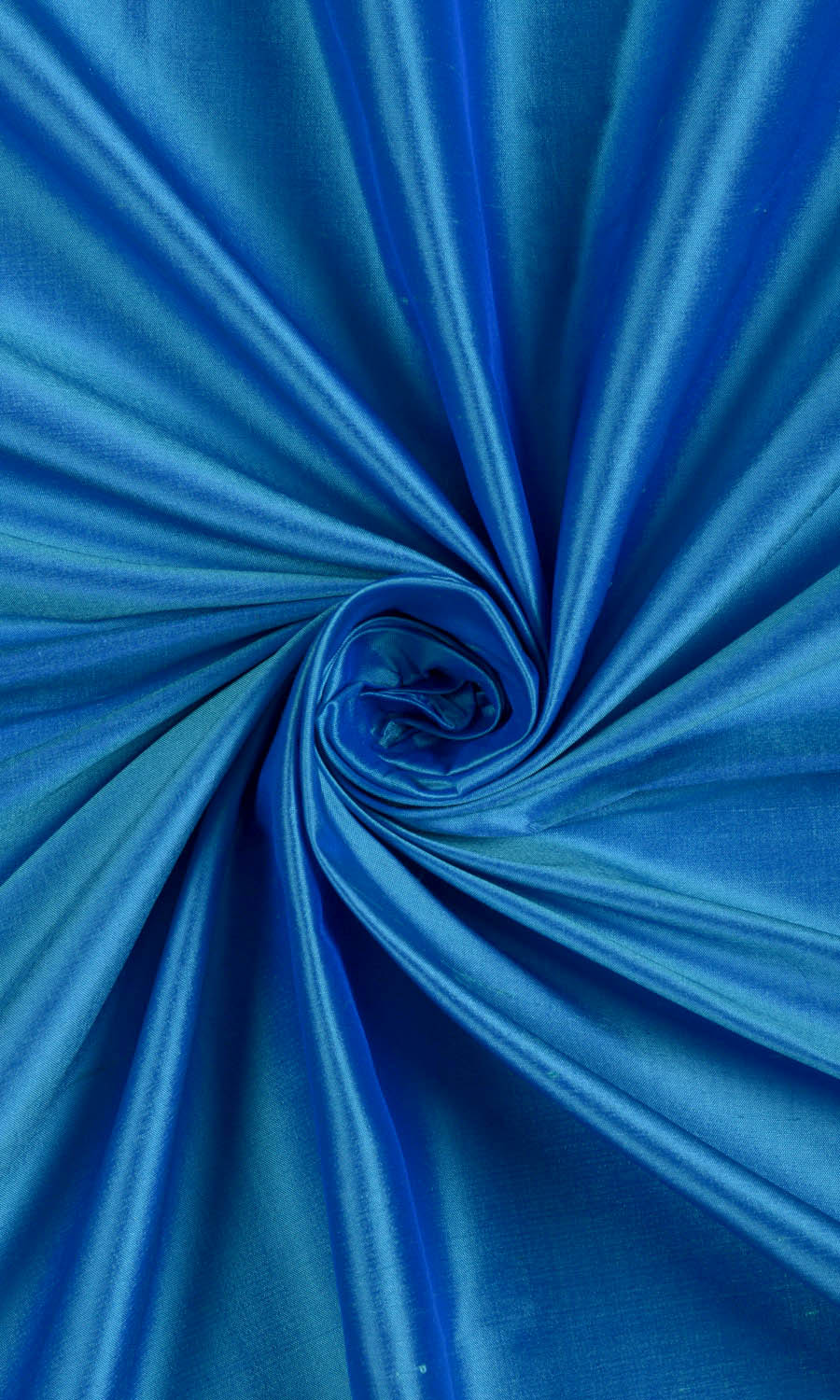 Shantung Silk Home Décor Fabric By the Yard (Azure Blue)