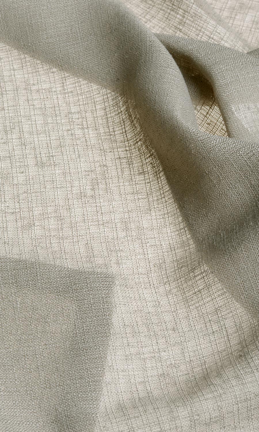 Sheer Fabric Material By the Yard (Taupe Grey)