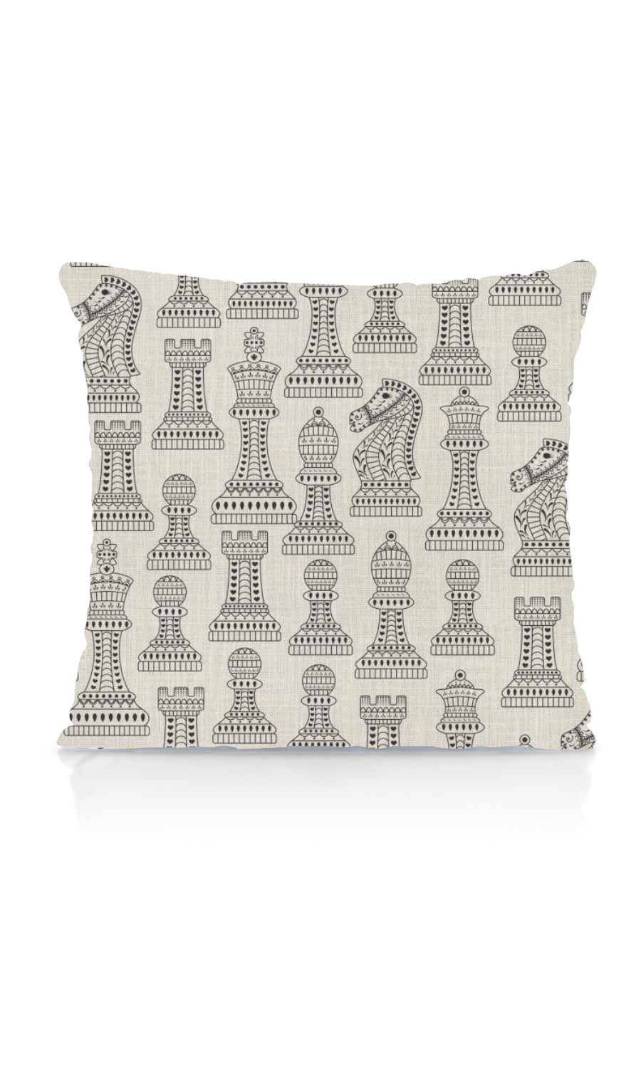 Modern Print Home Textile Fabric Material By the Metre (Black/ Milky White)